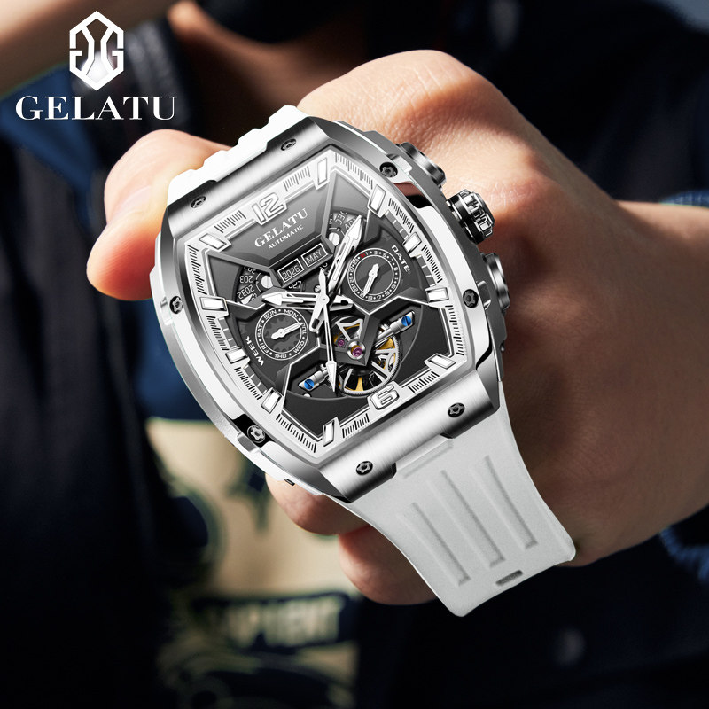 格拉图潮流夜光手表男士机械表