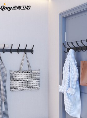 挂钩强力粘胶墙壁壁挂卫生间衣帽墙上衣架厕所浴室门后免打孔粘钩