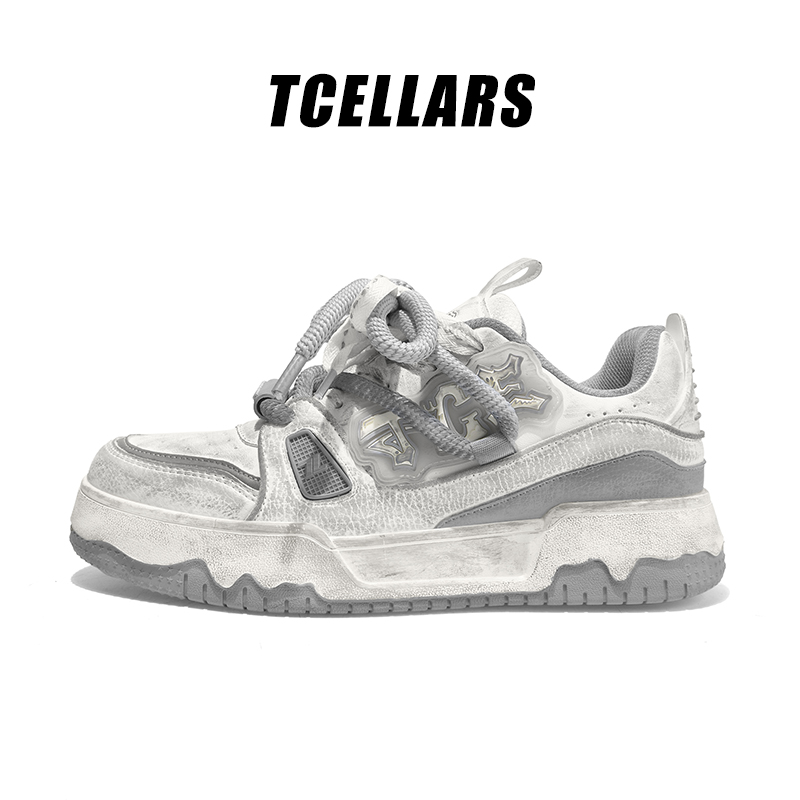 TCELLARS鞋子男春秋款潮牌面包鞋
