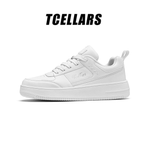 TCELLARS男女同款小白鞋情侣款2024春秋款运动鞋休闲百搭增高板鞋