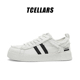 秋季 男士 新款 TCELLARS解构风小白鞋 透气厚底增高做旧复古休闲板鞋