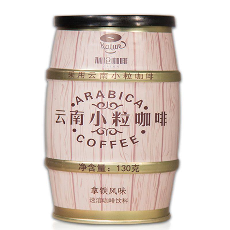 【后谷】伽伦云南小粒咖啡罐装拿铁卡布奇诺浓缩黑速溶粉神提脑醒