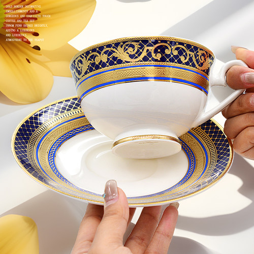 高档陶瓷咖啡具咖啡杯欧式奢华英式下午茶具套装家用整套乔迁礼盒