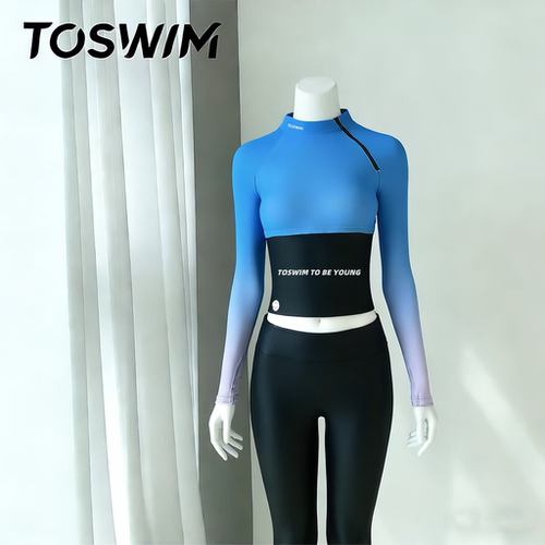 TOSWIM分体长袖长裤女休闲