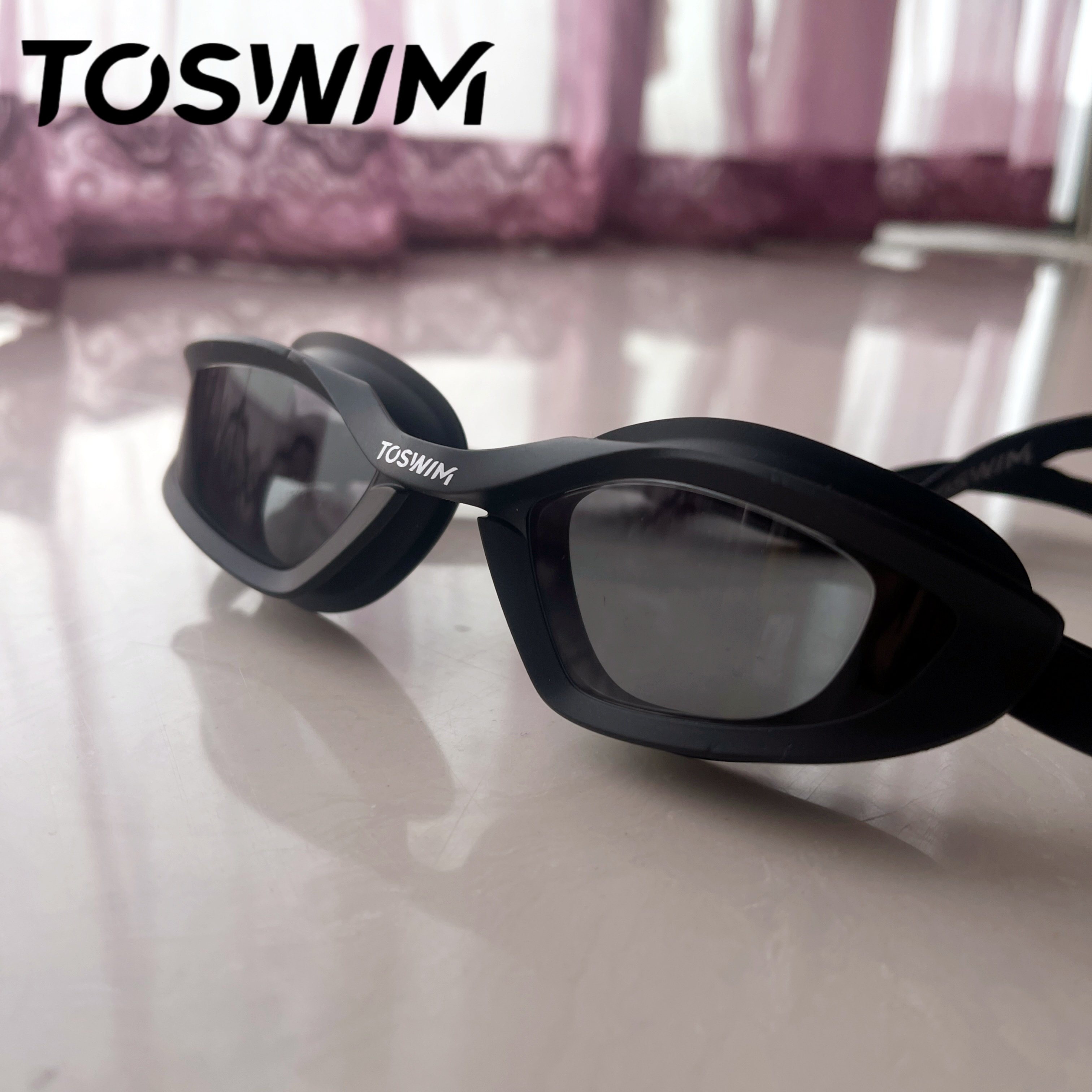 【样品清仓-微瑕】TOSWIM防水防雾高清泳镜专业舒适男女游泳镜