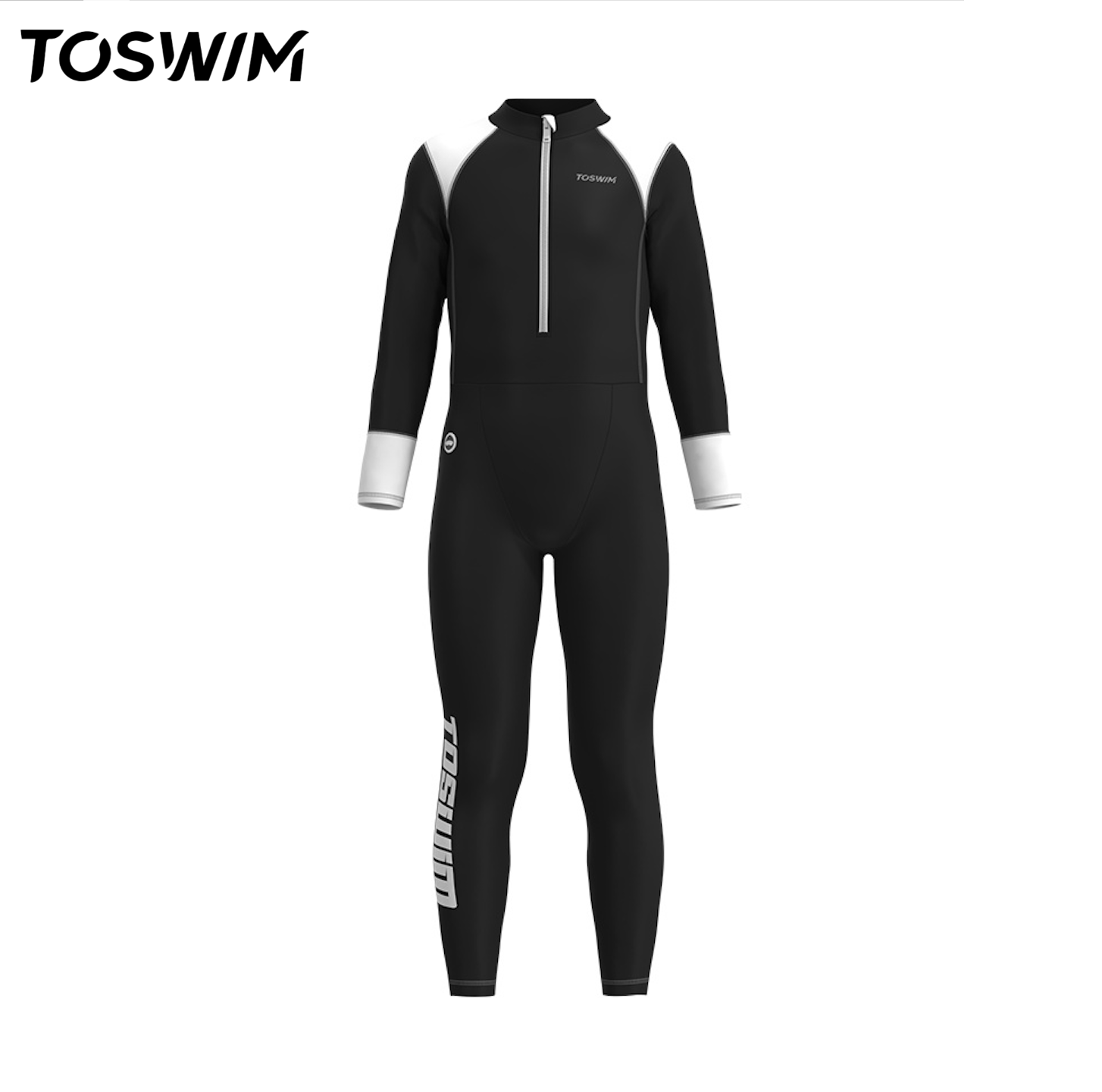 【样衣清仓-奥利奥力】TOSWIM拓胜儿童连体泳衣男女童长袖防晒