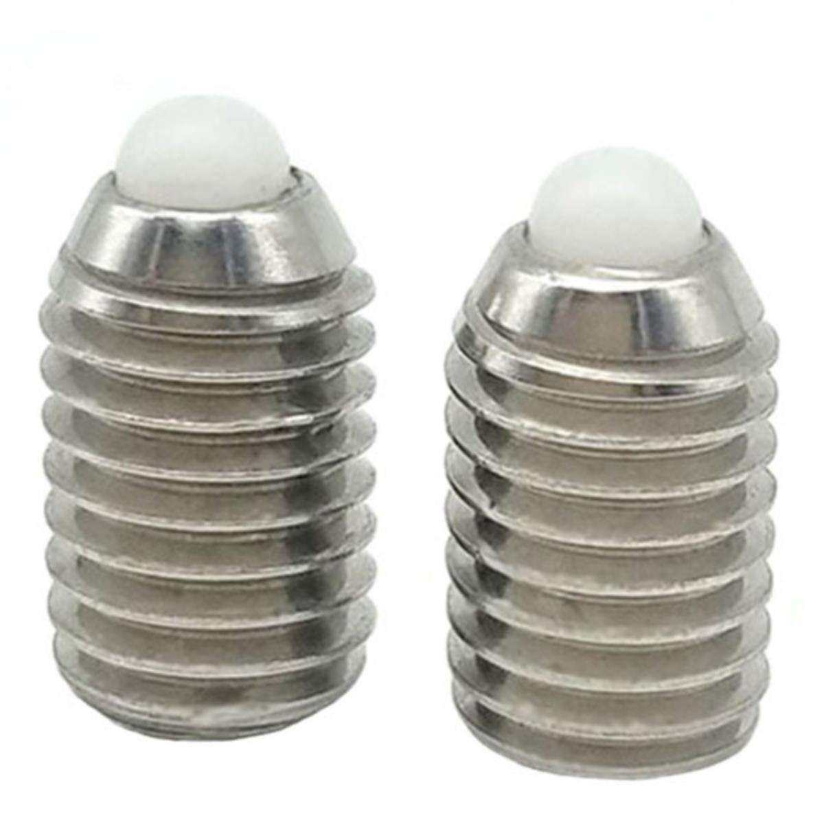 zap57粗牙不锈钢短型弹簧柱塞sprk3/4/5/6/8/10/12/16树脂头分度