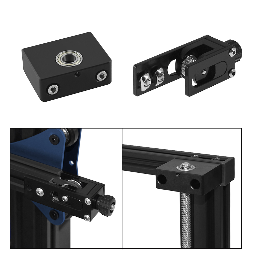 DB-3D打印机配件Z轴T8丝杆固定座CNC X轴2020皮带拉直张紧器
