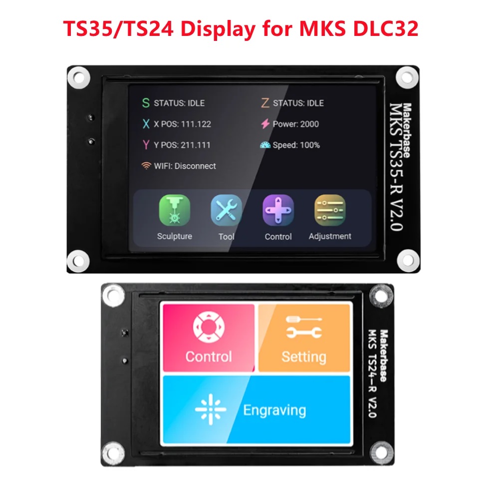 MKS DLC32 V2.1 32位主板离线控制器WIFI TFT触摸屏TS24/TS35-R