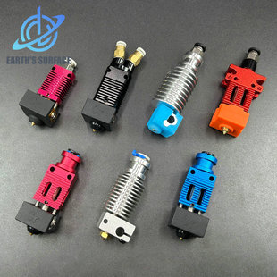3D打印機(jī)配件Ender3CR10噴頭套件CR6SE熱端擠出套件2進(jìn)1出噴頭