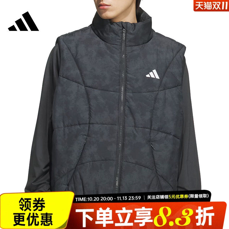 阿迪达斯运动休闲棉服