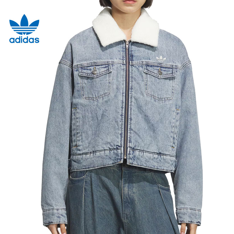 阿迪达斯运动休闲棉服