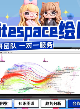 CiteSpace知识图谱VOSviewer作图Gephi网络分析聚类文献分析帮做
