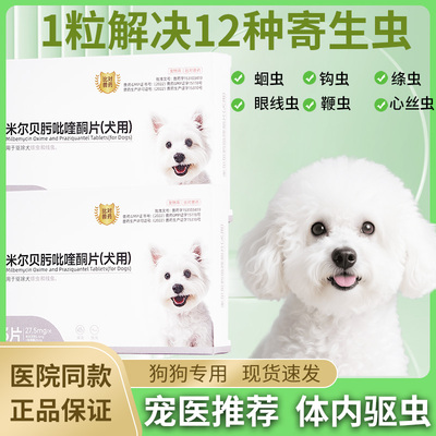 猫咪专用驱虫药米尔贝肟吡喹酮狗