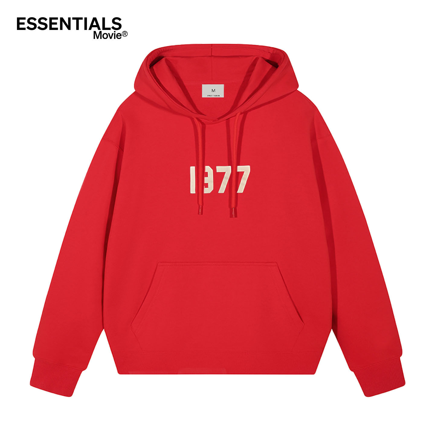 【一折专区】2026新款丨ESSENTIALS MOVIE官方丨红色1977连帽卫衣,男装,秀禾服,淘宝优惠券,粉丝福利购,淘宝优惠卷
