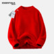 打底衫 ESSENTIALS MOVIE官方红色毛衣男女纯色慵懒风水貂毛针织衫