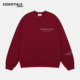 一折专区 奥特莱斯 百万畅销 ESSENTIALS官方 酒红圆领卫衣