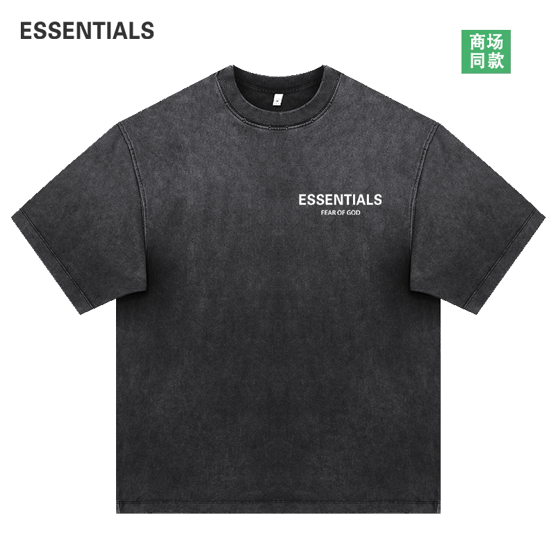 ESSENTIALS新款美式潮牌情侣短袖