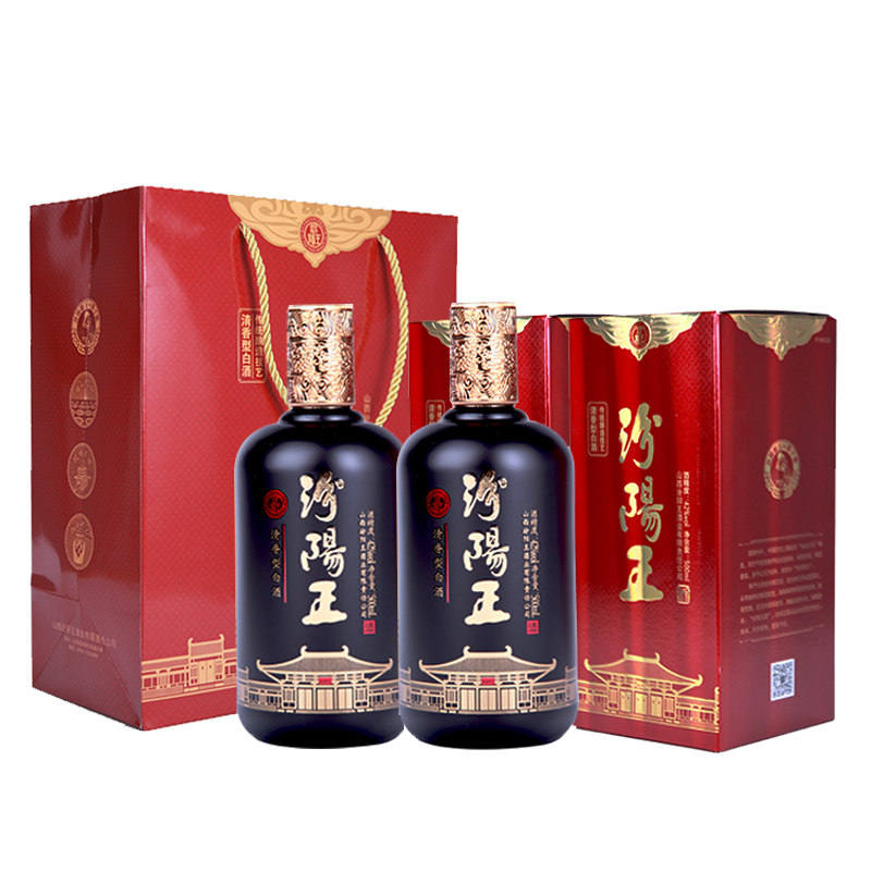 汾阳王42度 王府私藏 500ml*2瓶 清香型白酒礼盒装