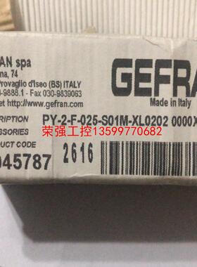 【荣强工控】GEFRAN 位移检测传感器PY-2-F-025-S01M-