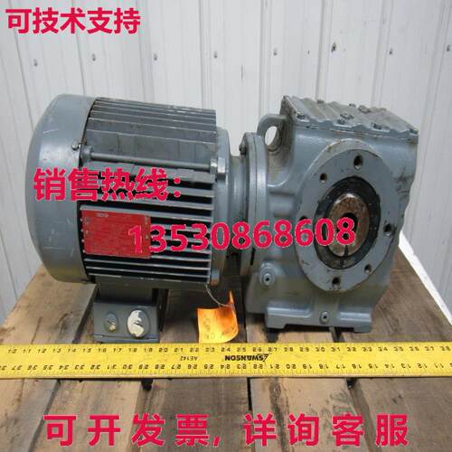 SEW-EURODRIVE SA67 DV100M-4 齿轮电机 20:1 比例 3HP 277/480V