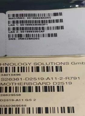 富士通/Fujitsu 西门子 全新未拆封S26361-D2