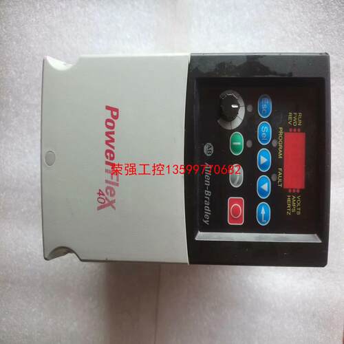 【荣强工控】AB变频器22b-b8p0n104，功能包好，成色如图所示，