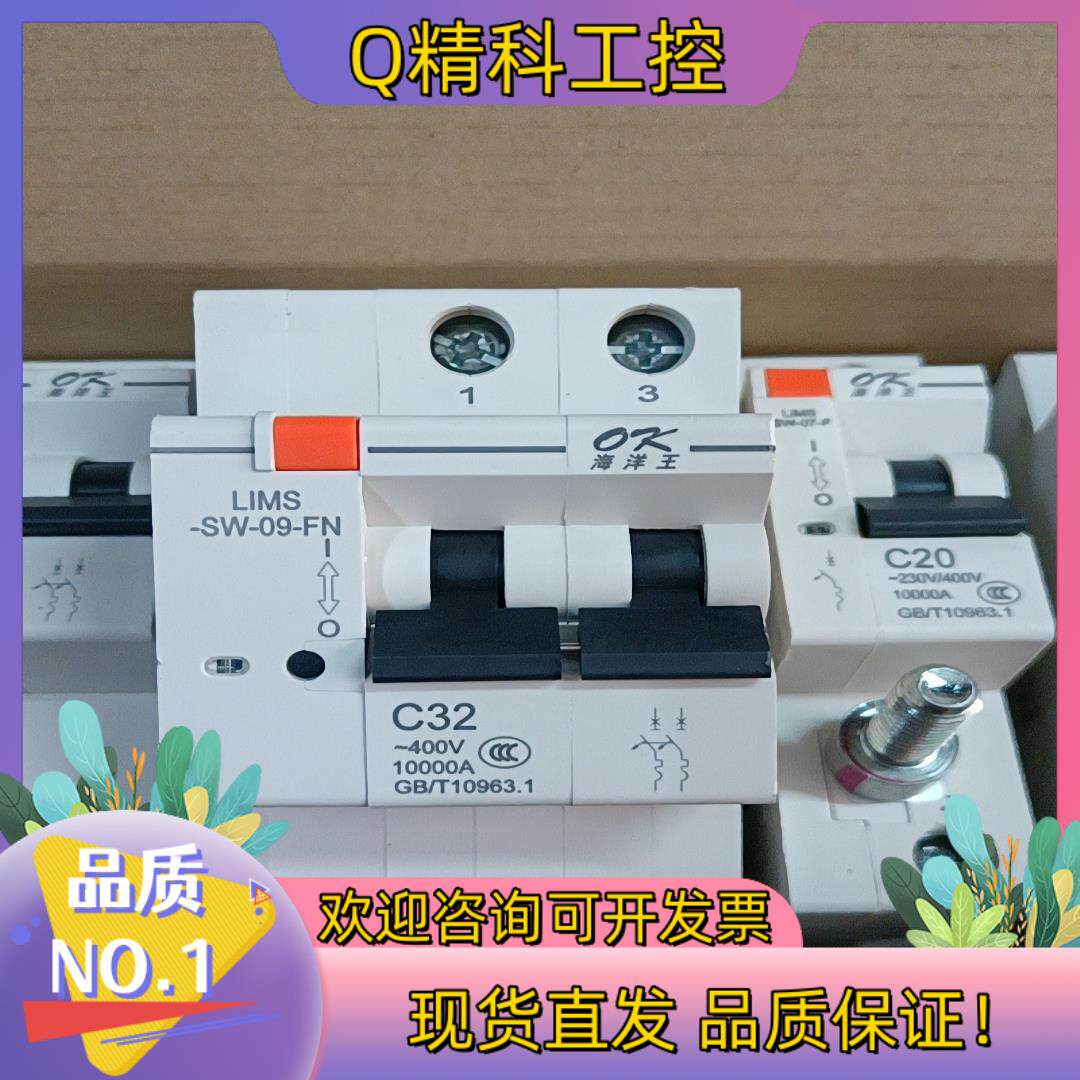 深圳海洋王 LIMS-SW-09智慧照明微断2P开关现货