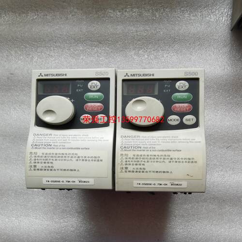 【荣强工控】三菱变频器FR-S520SE-0.75K-CHT功能包好议价