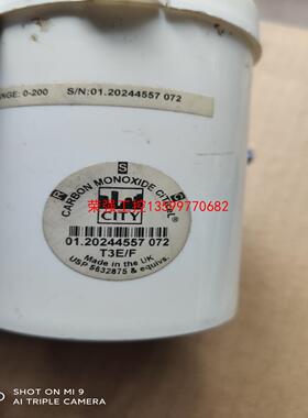 【荣强工控】英国CITY电化学CO一氧化碳传感器T3E/F