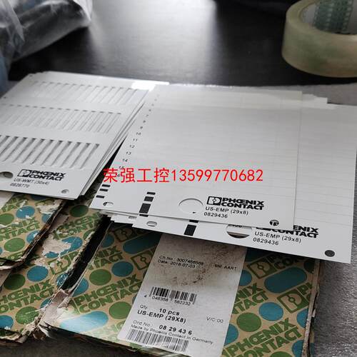 【荣强工控】phoenix contact/菲尼克斯标识卡0829436
