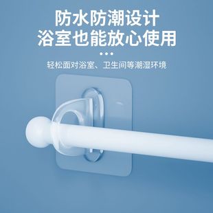环形挂钩贴胶强力粘胶家用多功能免打孔透明厨房无痕固定置物粘D2
