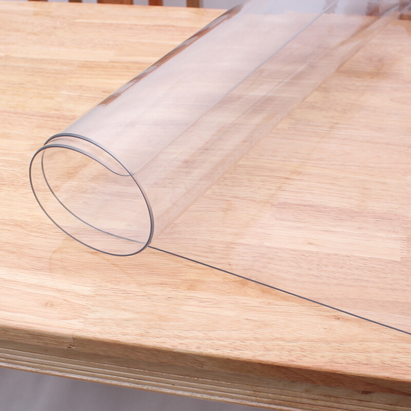 pvc防水家用桌布软玻璃水晶板透明塑料椭圆方形餐桌茶几桌垫胶垫