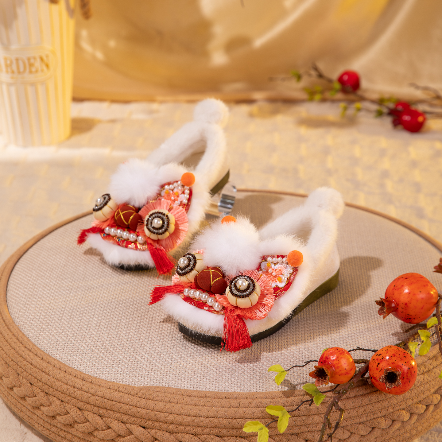 虎头鞋女款2025新款国潮虎头棉鞋