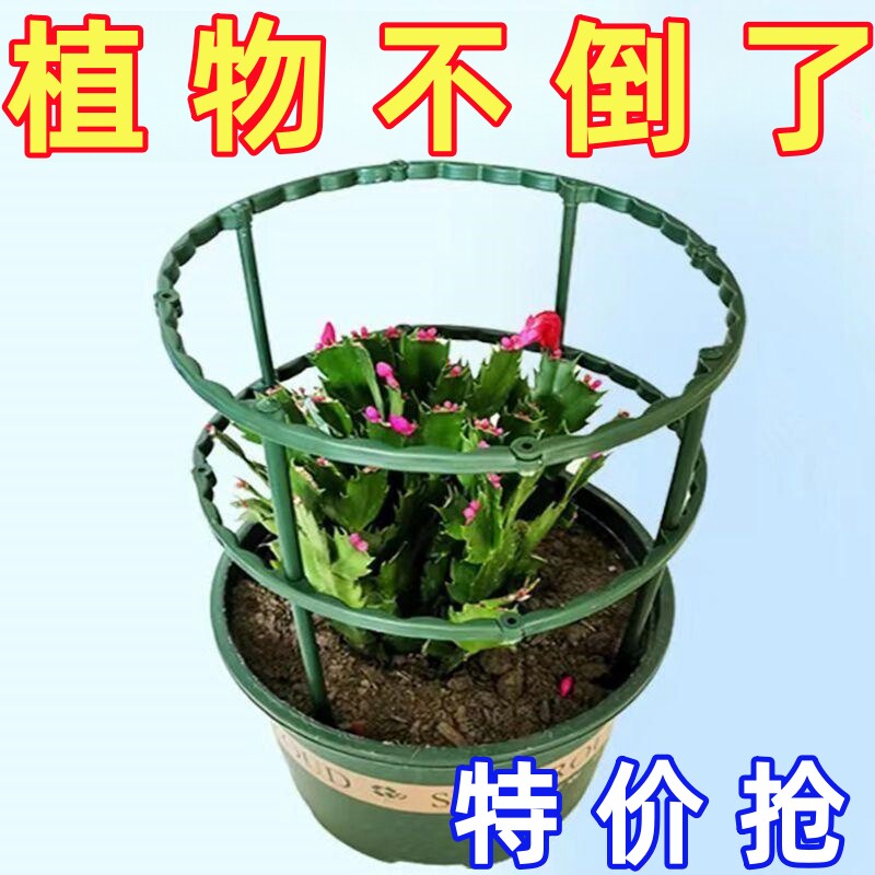 植物支架通用型花架拼接园艺兰花莲花花架子支撑杆内防掉爬藤架