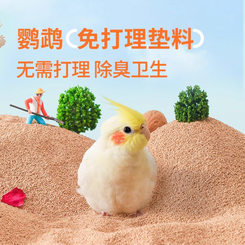 鹦鹉粪便垫料核桃砂玉米芯鸟沙鸟笼垫纸屎垫托盘窝用品非一次性,宠物/宠物食品及用品,鸟禽垫料,淘宝优惠券,粉丝福利购,淘宝优惠卷