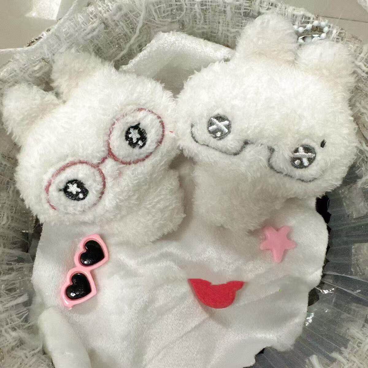 新品自制绫音兔小红书同款可爱挂件高颜值毛绒棉花娃娃礼物装饰萌