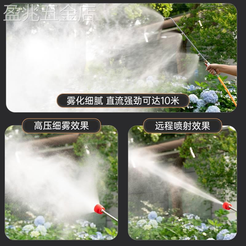 新式电瓶车电动打药机喷雾器自动收放高压农用农药喷洒器神器雾化