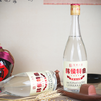 韩侯特曲四瓶装手工小窖池原酿浓香型白酒自饮口粮酒41.8度