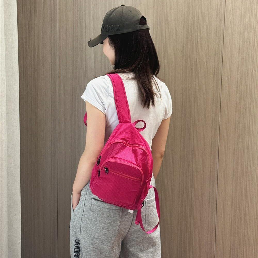 香港书包小号双肩轻便防水迷你背包糖果色亲子款春夏韩版研学包包