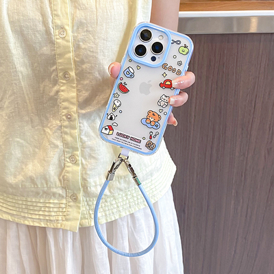 研派磨砂适用苹果iPhone16promax华为手机壳13新款15pro皮革14挂绳12女mate60pro