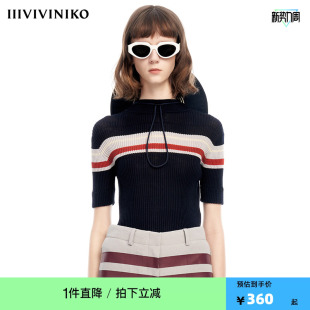 套头衫 VVNK 短款 PLUS小众设计中袖 JANE