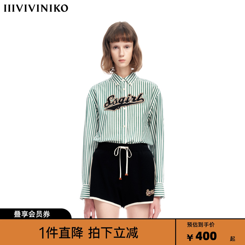 IIIVIVINIKOxSSG联名合作系列预科生衬衫女C320447162C
