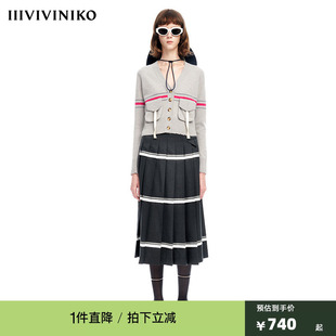 新款 VVNK 百褶半身裙 2023春季 小众设计 JANE PLUS