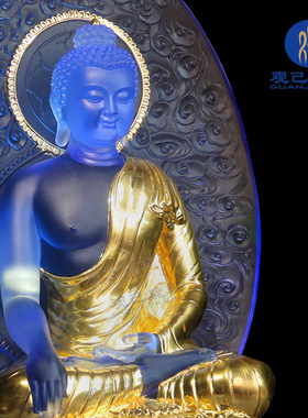 东方阿閦佛佛堂寺院佛像观己琉璃