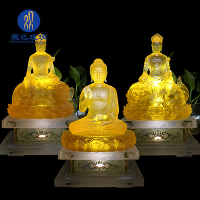 佛堂寺院佛像观己古法琉璃