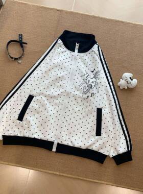 邱星自制BCS萌长百搭邱宅星领刺绣百搭日ZKR常袖立秋季外套