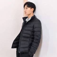 独等/UCUB 95白鸭绒2025新款连帽羽绒服男冬季加厚修身短款排骨服
