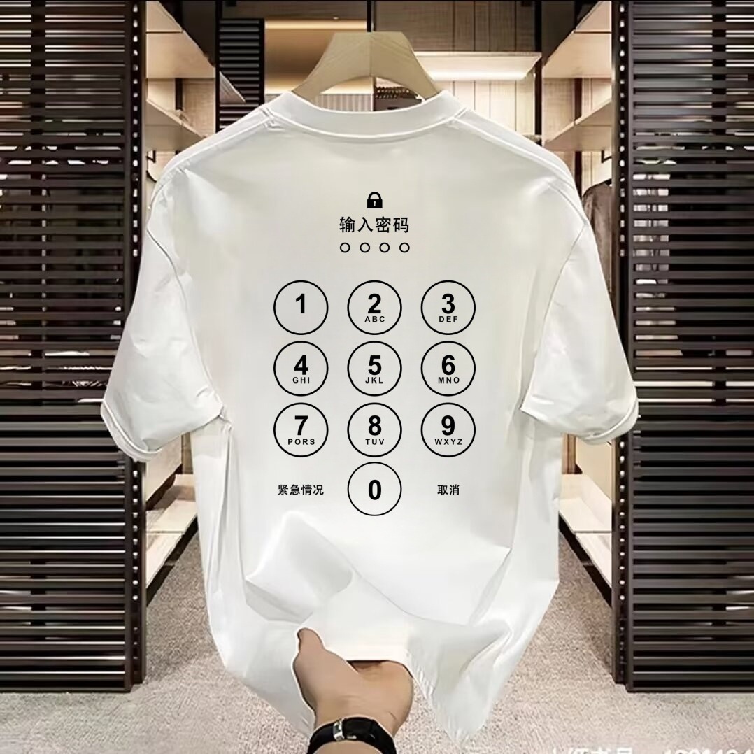 【一折专区】奥莱专柜美式重磅纯棉短袖T恤ins宽松圆领防晒服上衣