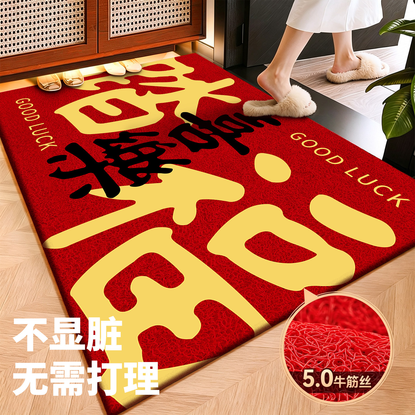 6MM加厚丝圈入户门地垫